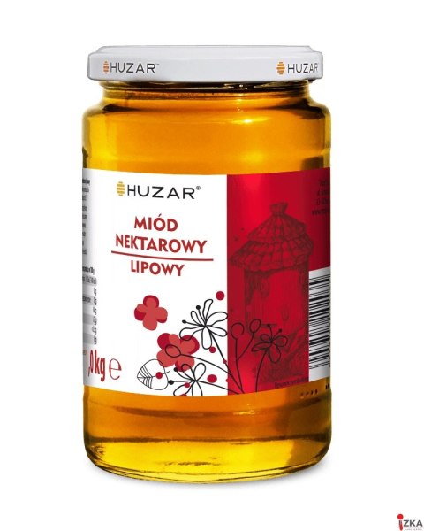 Miód Nektarowy Lipowy Huzar 1kg