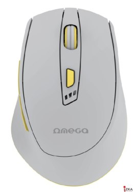 Mysz bezprzewodowa OMEGA MOUSE recharegable usb-c szara OMC529RWGL PLATINET