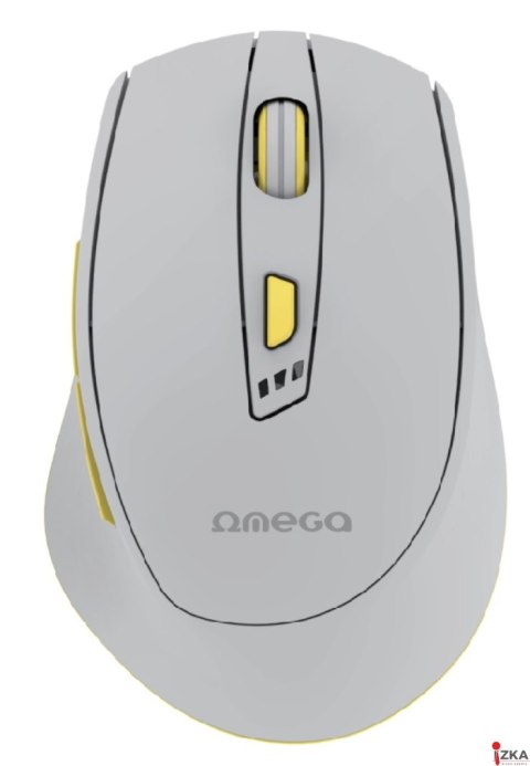 Mysz bezprzewodowa OMEGA MOUSE recharegable usb-c szara OMC529RWGL PLATINET