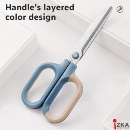 Nożyczki Comfort Nusign ENS055, 18 cm, niebieskie ENS055-BL Deli