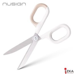Nożyczki Comfort Nusign ENS056, 14,5 cm, białe ENS056-WH Deli