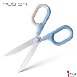 Nożyczki Comfort Nusign ENS056, 14,5 cm, niebieskie ENS056-BL Deli