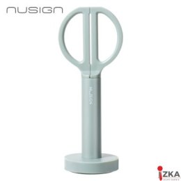 Nożyczki Nusign ENS051, ze stojakiem, 18 cm, zielone ENS051-GR Deli