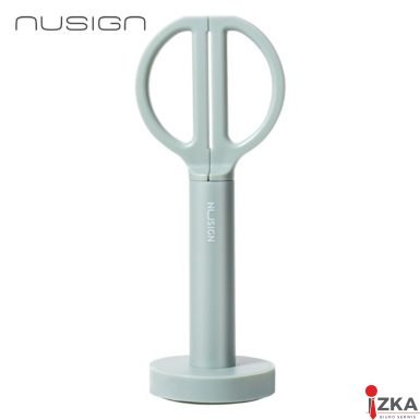 Nożyczki Nusign ENS051, ze stojakiem, 18 cm, zielone ENS051-GR Deli