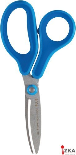 Nożyczki dziecięce CURVE KIDS SC-145MF niebieskie, 35063 PLUS