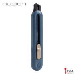 Nożyk biurowy Nusign ENS062, ostrze łamane 18mm, granatowy ENS062-NB Deli