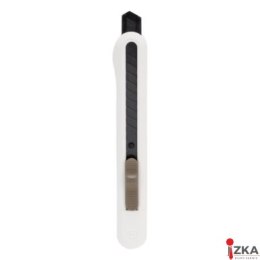 Nożyk biurowy Nusign ENS063, ostrze łamane 9mm, biały ENS063-WH Deli