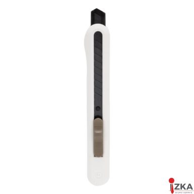 Nożyk biurowy Nusign ENS063, ostrze łamane 9mm, biały ENS063-WH Deli