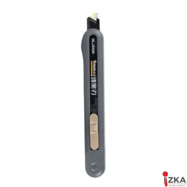 Nożyk biurowy Nusign ENS063, ostrze łamane 9mm, ciemnoszary ENS063-DGR Deli