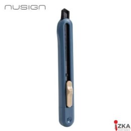 Nożyk biurowy Nusign ENS063, ostrze łamane 9mm, granatowy ENS063-NB Deli