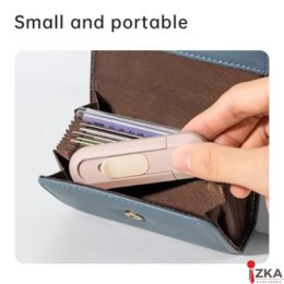 Nożyk biurowy mini, Nusign ENS065, ostrze łamane 12mm, różowy ENS065-P Deli