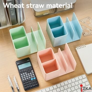 Organizer na biurko - przybornik Deli EZ420, UrbanRoot, niebieski.