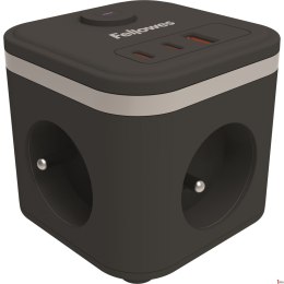POWER CUBE typ E, czarny, 100137169 FELLOWES