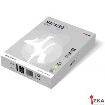 Papier xero MAESTRO COLOR A4 160g 250 ark. GR21 szary