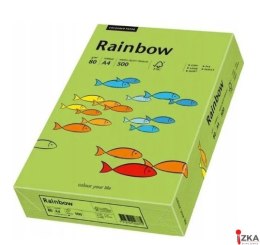 Papier xero kolorowy A4 160g 250 ark. RAINBOW R76 zielony 88042659