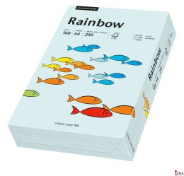 Papier xero kolorowy A4 160g 250 ark. RAINBOW jasnoniebieski R82 88042703