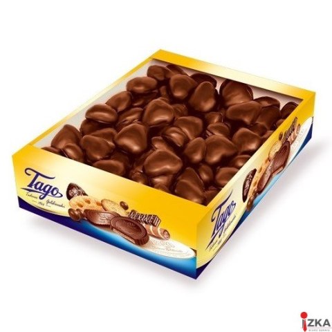 Piernikowe serca w polewie czekoladowej TAGO 2,5kg
