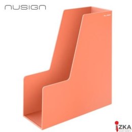 Pionowy pojemnik na dokumenty A4, Nusign ENS022, różowy ENS022-P Deli