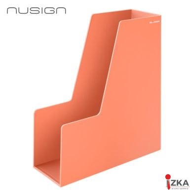 Pionowy pojemnik na dokumenty A4, Nusign ENS022, różowy ENS022-P Deli