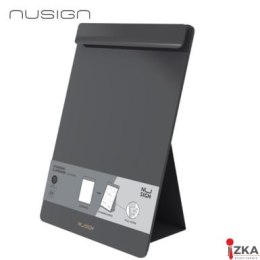 Podkładka z klipsem Nusign ENS503, stojąca, format A4, czarna ENS503-BL Deli