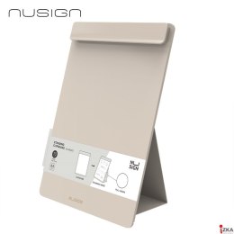 Podkładka z klipsem Nusign ENS503, stojąca, format A4, szara ENS503-SZ Deli