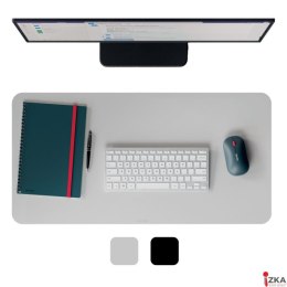 Skórzana mata Leitz na biurko, 700 x 360 mm, jasnoszara 53850085
