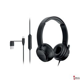 Słuchawki Kensington nauszne H950 EQ, USB-A/USB-C, K97469WW