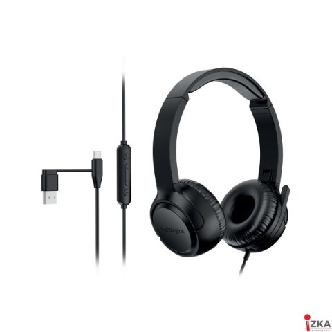 Słuchawki Kensington nauszne H950 EQ, USB-A/USB-C, K97469WW