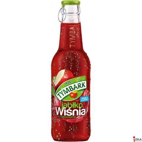 Sok TYMBARK jabłko wiśnia 250ml szklana butelka