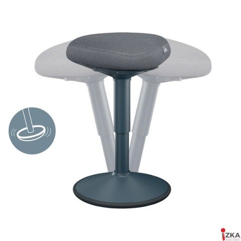 Stołek Leitz Ergo do aktywnego siedzenia, ciemnoszary 65440089