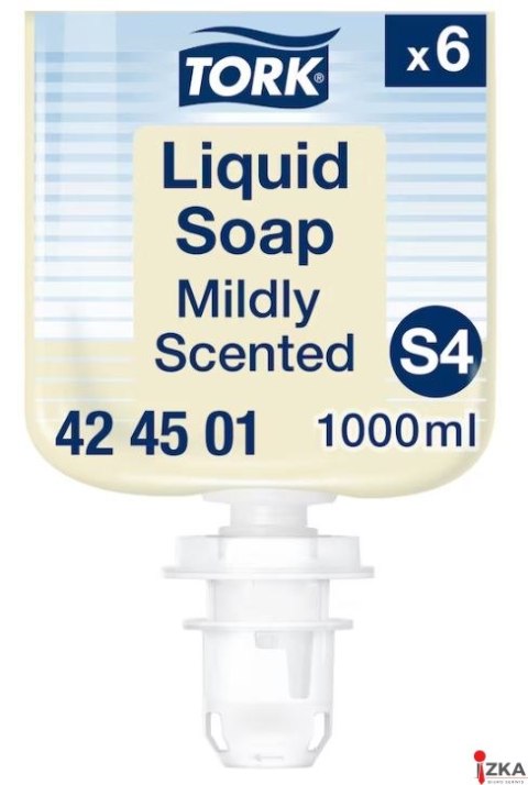 TORK Mydło w płynie delikatnie perfumowane, system S4 Premium kremowe, mydła 1l, 424501