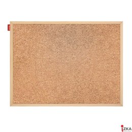 Tablica korkowa MEMOBE, rama drewniana, 120x80 cm MTC120080.00.01.05