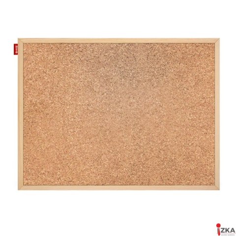 Tablica korkowa MEMOBE, rama drewniana, 120x80 cm MTC120080.00.01.05