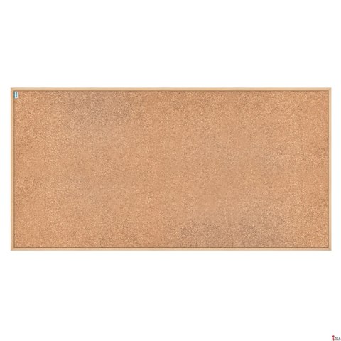 Tablica korkowa w ramie drewnianej 200x100cm MEMOBE SMART