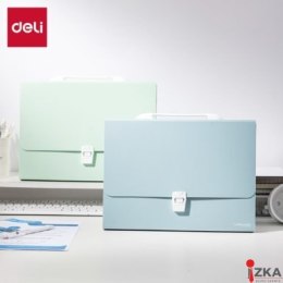 Teczka ofertowa Deli EF633, Urban Root, Expanding File, format A4, 8 przegródek, mix kolorów, 1 szt,