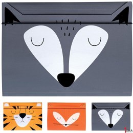 Teczka z gumką A4+ BeBe FRIENDS BOYS mix 3 wzorów INTERDRUK