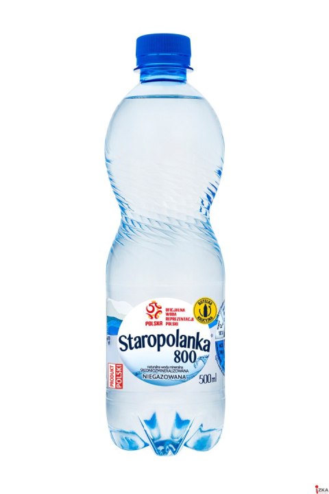 Woda STAROPOLANKA 0,5L niegazowana zgrzewka 12szt. KAUCJA