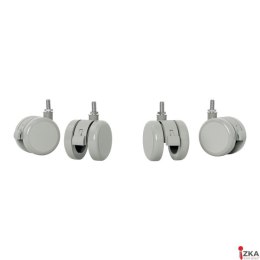 Zestaw kółek do biurka Leitz Ergo z elektryczną regulacją wysokości (4 szt.)_53740085