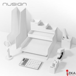 Zestaw na biurko Deli ENS003, 13 elementów, biały, ENS003_WH...