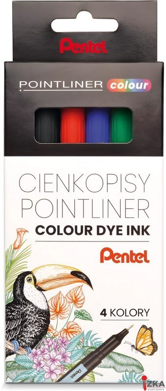Zestawy POINTLINER colour 4 szt. S40-ST4PL Pentel
