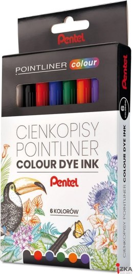Zestawy POINTLINER colour 6 szt. S40-ST6PL Pentel
