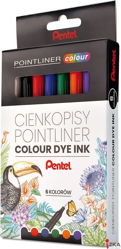 Zestawy POINTLINER colour 6 szt. S40-ST6PL Pentel