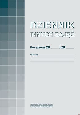 A-50-1 Dziennik innych zajęć A4 zeszyt 32 strony, okładka przednia ze skrzydełkiem MICHALCZYK I PROKOP