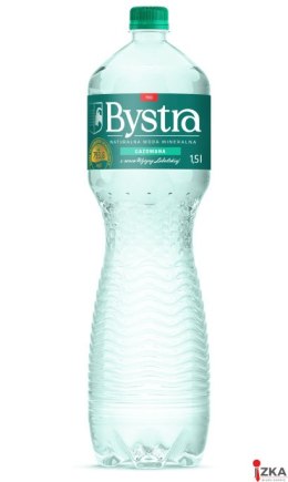 BEZ KAUCJI Woda BYSTRA 1.5l gazowana zgrzewka 6 szt.