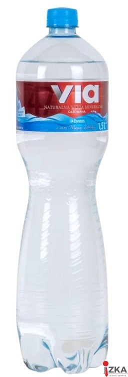 BEZ KAUCJI Woda VIA 1.5l gazowana zgrzewka 6 szt.