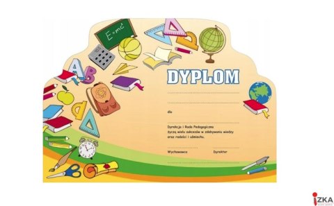 Dyplom A4 ABC (napis) 250g., 10 arkuszy, 219225 GALERIA PAPIERU SALE