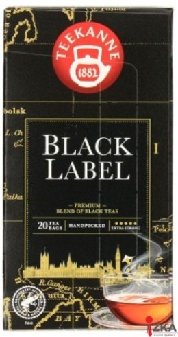 Herbata TEEKANNE Black Label 20 kopert czarna