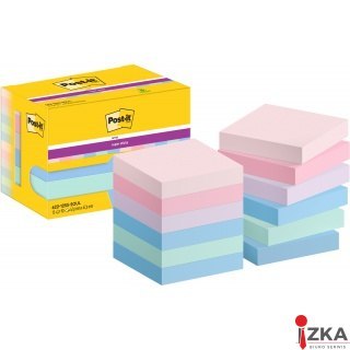 Karteczki POST-IT Super Sticky, 47,6X47,6mm, 12x90 kart., Soulful, 4064035065706