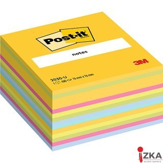 Kostka samoprzylepna POST-IT 76x76mm 1x450 kart., intensywne kolory 3M-4046719274116