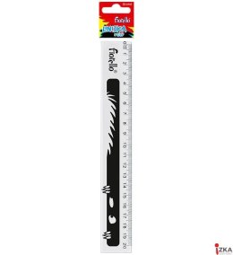 Linijka plastikowa 20cm GR-896E przezroczysta FIORELLO 130-1913